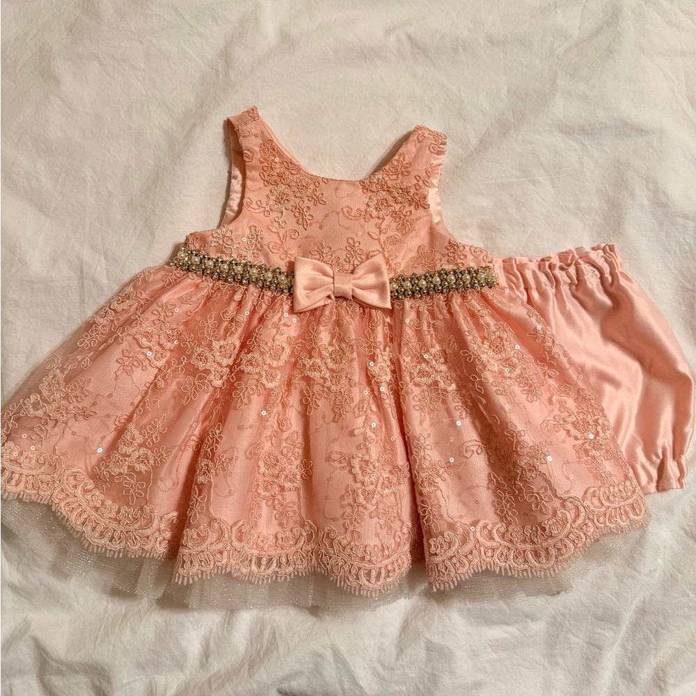 American Princess Pink Lace Dress